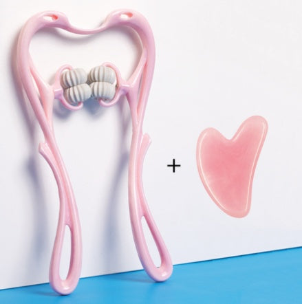 Manual Six-wheel Neck Massager Roller