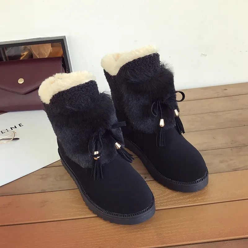 New Style Mid-length Snow Boots For Kids And Students