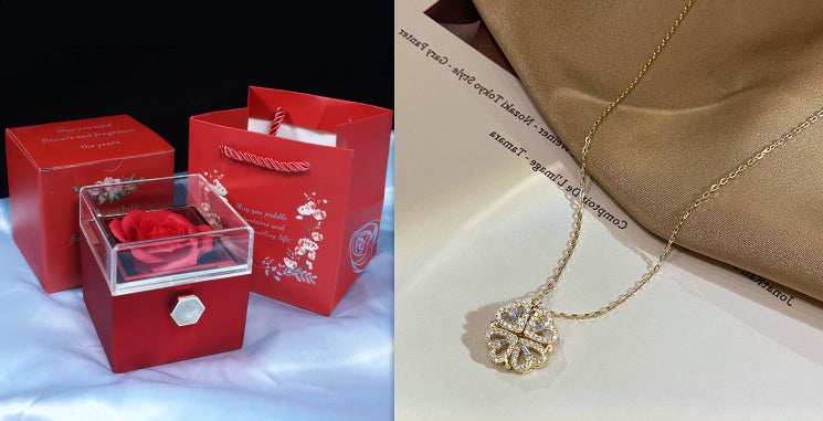 Magnetic Folding Heart Shaped Pendant